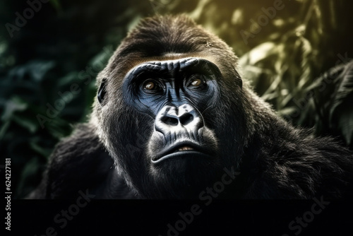 Gorilla, Wildlife Photography, Generative AI