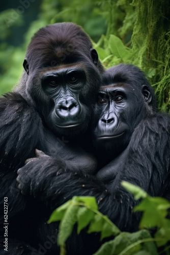 Gorilla, Wildlife Photography, Generative AI © Vig