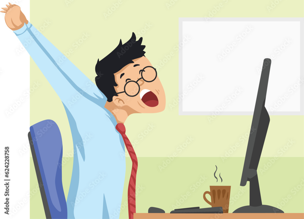 Office employees sleeping. Illustration. Tired. Office employees sleeping. Illustration. Tired.