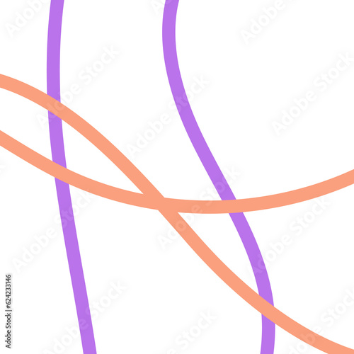 Pastel Purple Orange Lines Grid Background 