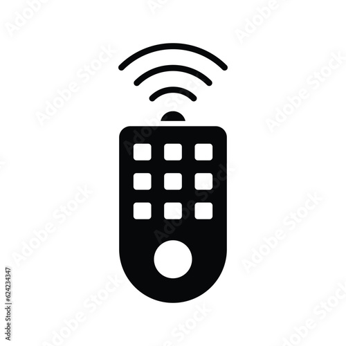 remote control icon vector design template in white background