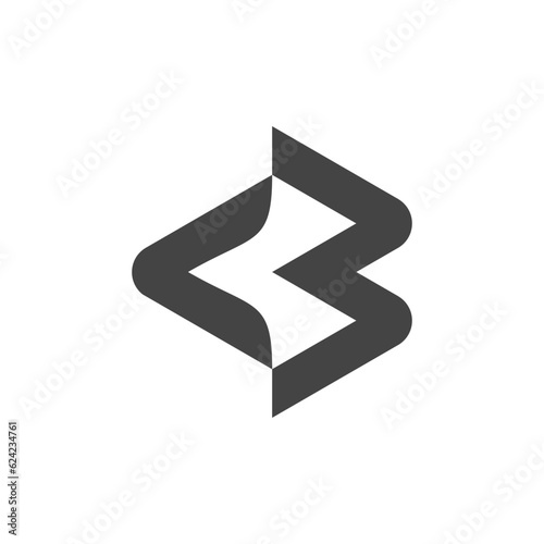 Creative Minimalist B Letter Logo Design