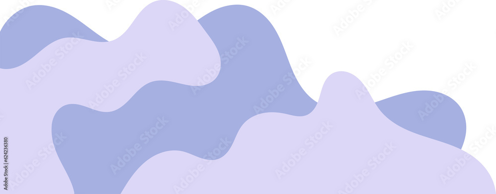 blue cream wavy corner. fluid corner illustration blue cream wavy corner. fluid corner illustration