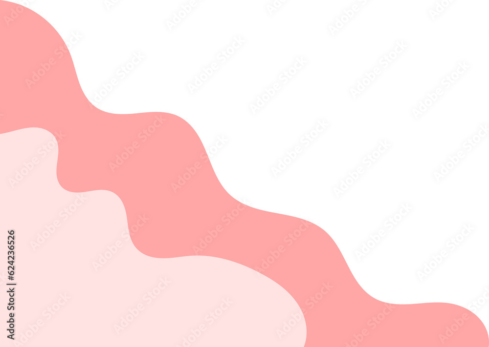 pink wavy corners. wavy corner illustration. pink fluid corner pink wavy corners. wavy corner illustration. pink fluid corner