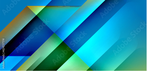 Dynamic triangle design with fluid gradient colors abstract background