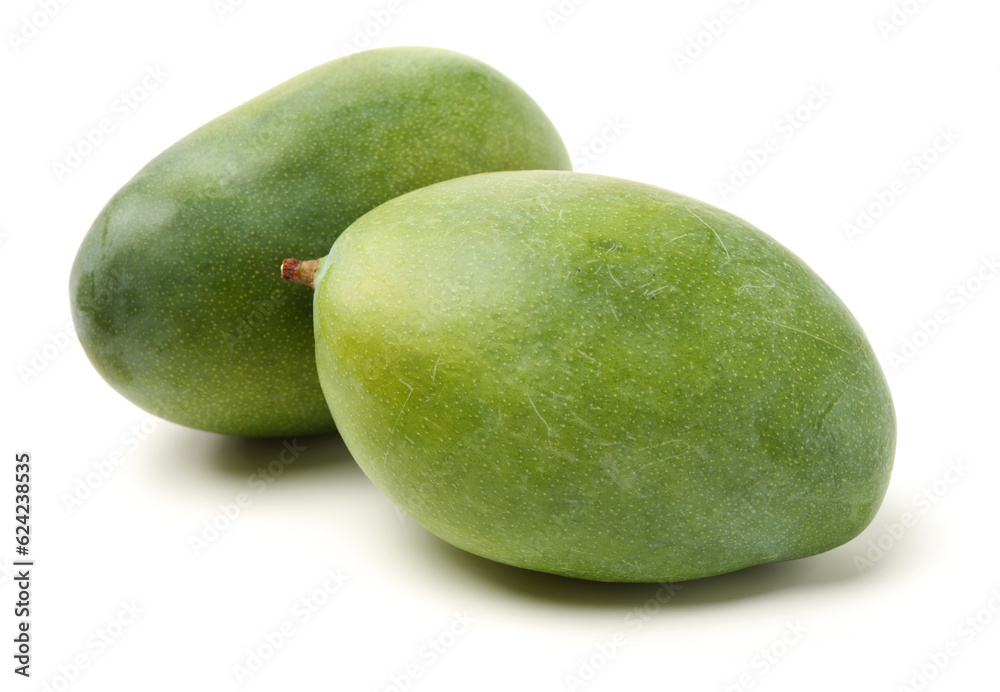mangos on a white background mangos on a white background
