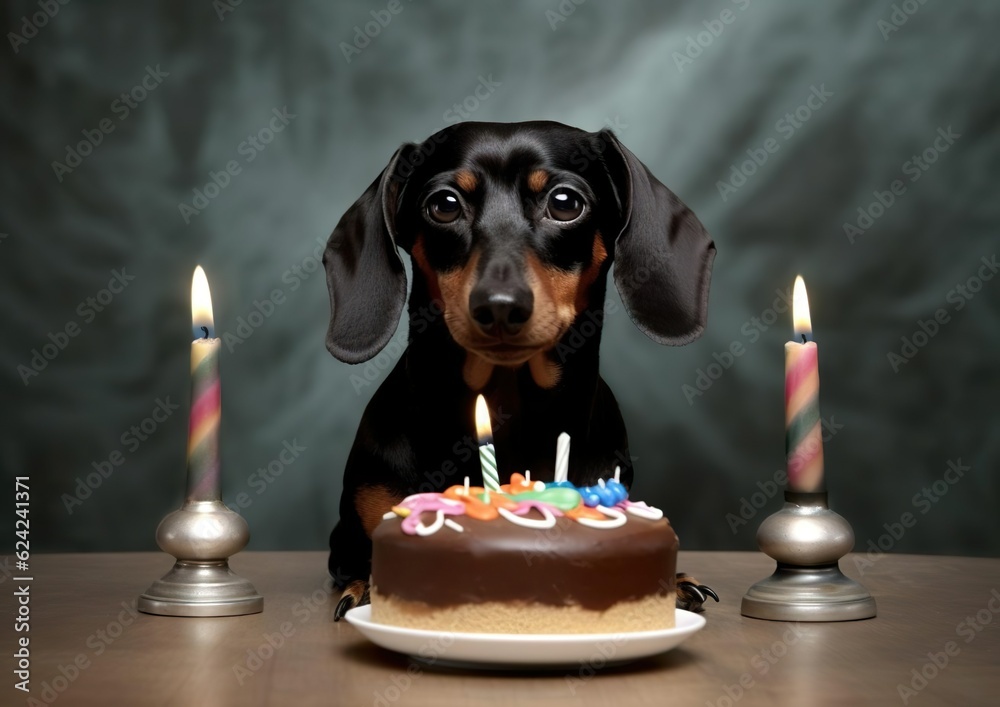 Dachshund Birthday Cake - CakeCentral.com