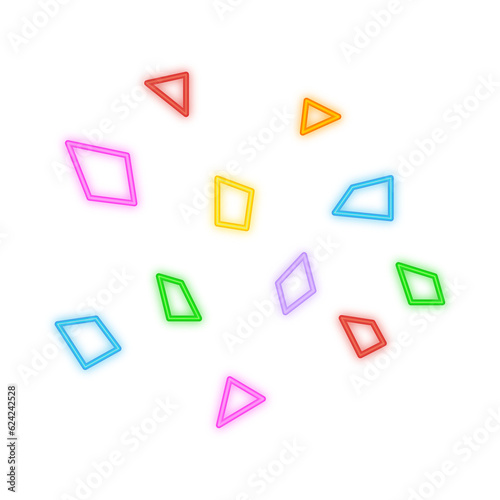 Party Confetti Neon Signboard