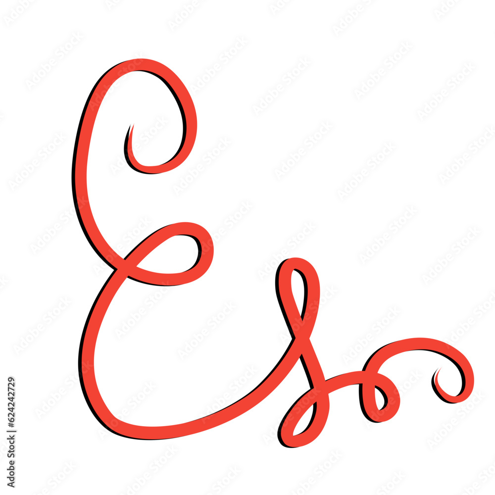 Ornate Vector Alphabet Calligraphy Ornate Vector Alphabet Calligraphy