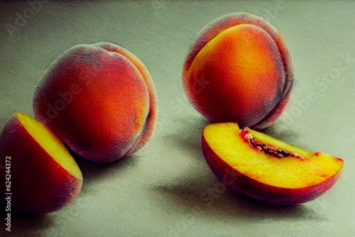 Peach on the desk
Generative AI photo
