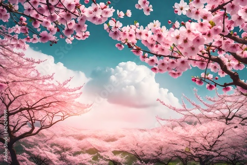 sakura cherry blossom generated by AI tool © Muhammad