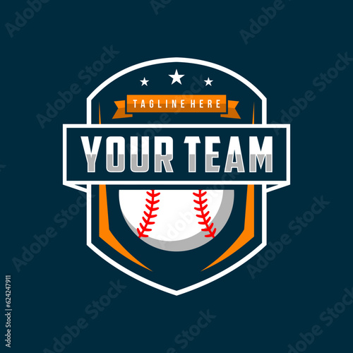 Baseball badge,sport logo,team identity,vector illustration