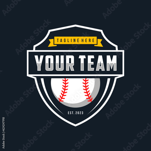 Baseball badge,sport logo,team identity,vector illustration