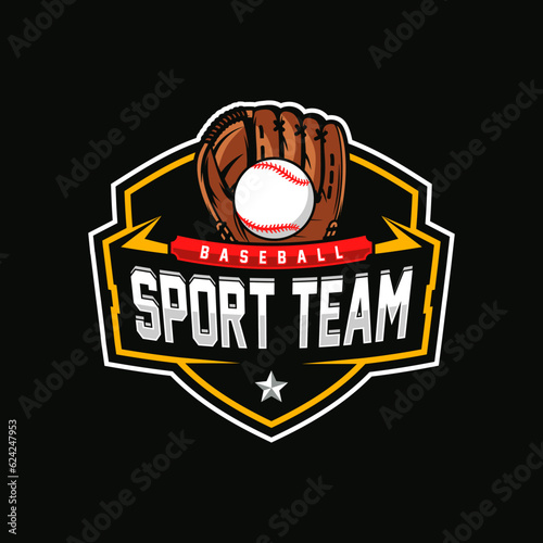 Baseball badge,sport logo,team identity,vector illustration