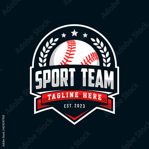 Baseball badge,sport logo,team identity,vector illustration