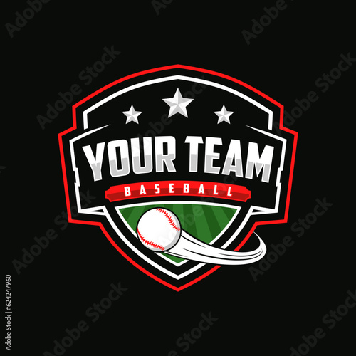 Baseball badge,sport logo,team identity,vector illustration