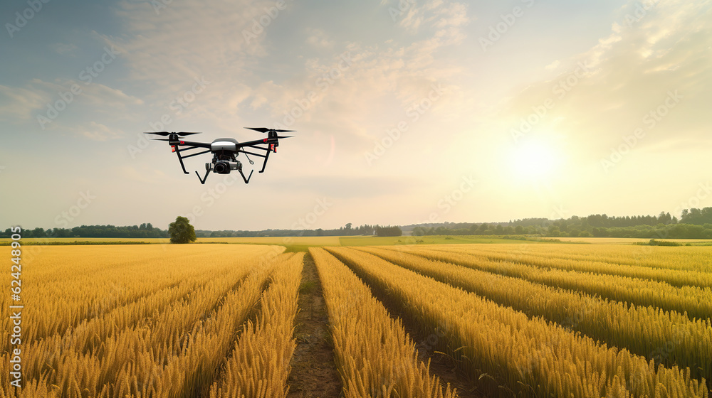 smart farming concept illustration 