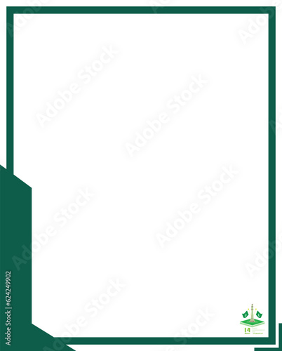 pakistan independence day social media post template