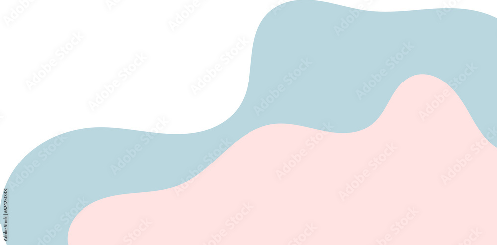 blue pink wavy corner. fluid corner illustration blue pink wavy corner. fluid corner illustration