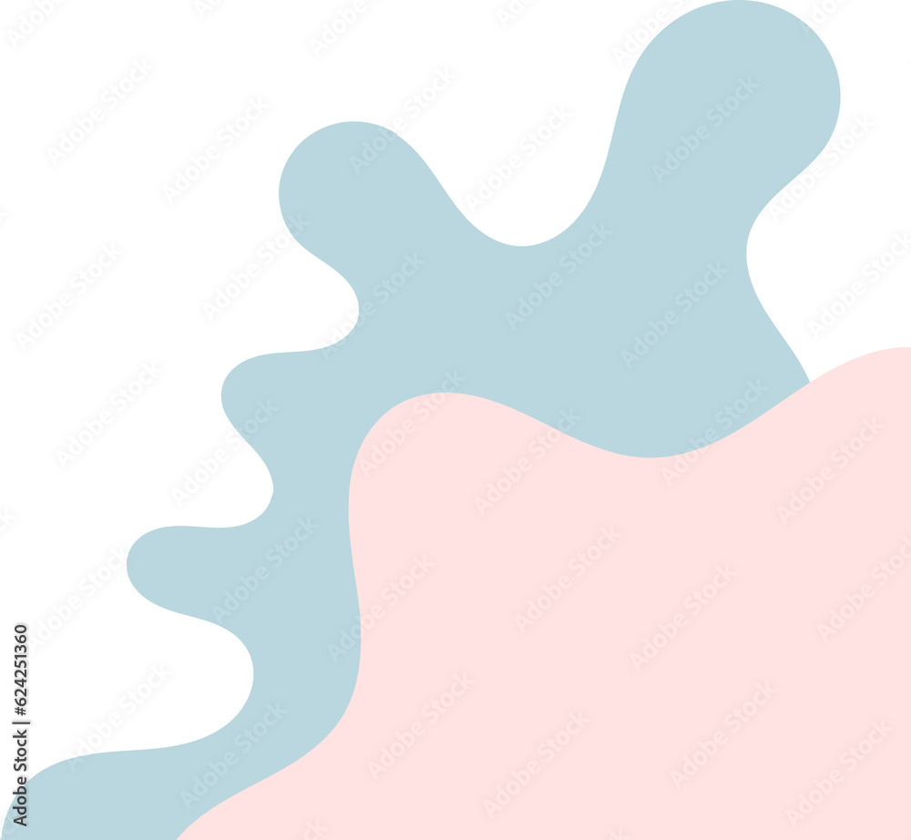 blue pink wavy corner. fluid corner illustration blue pink wavy corner. fluid corner illustration