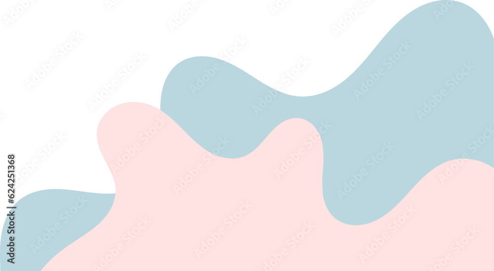 blue pink wavy corner. fluid corner illustration blue pink wavy corner. fluid corner illustration