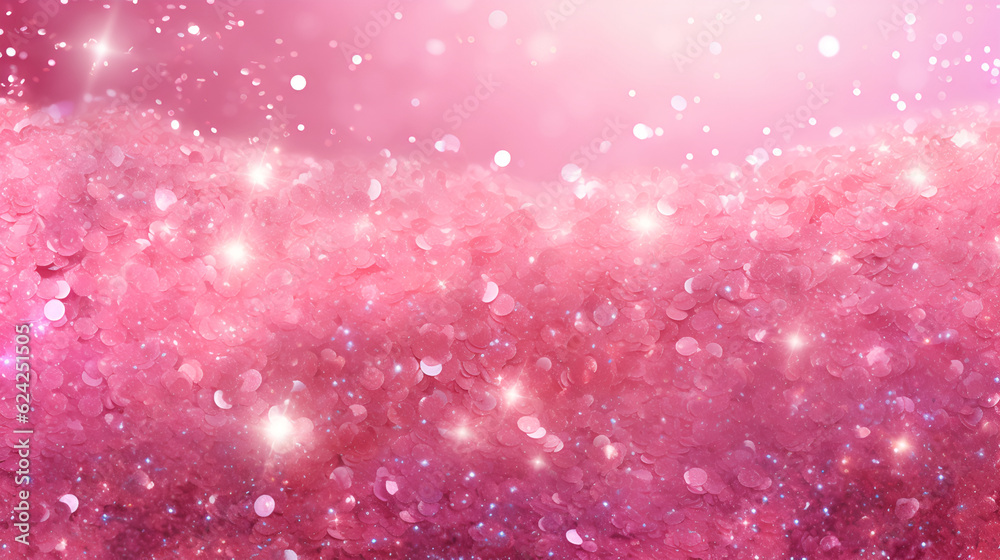 Glitter pink background 