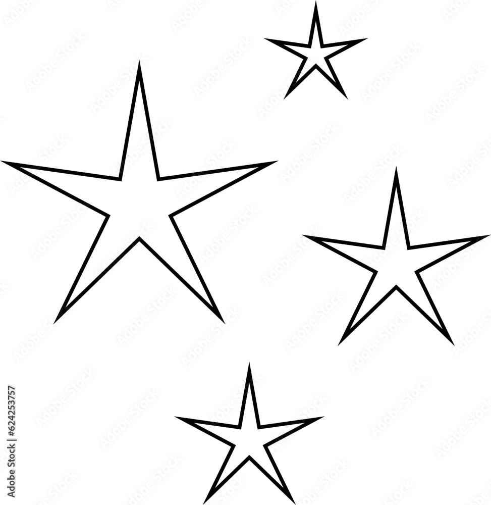Obraz premium Shine icon, Star icon vector