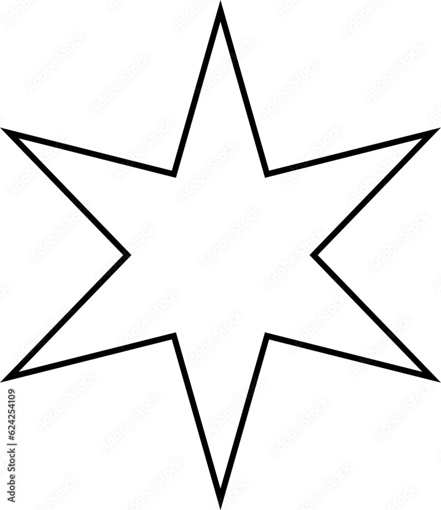 Fototapeta premium Star icons. Sparkles, shining. Vector star symbol isolated on white background