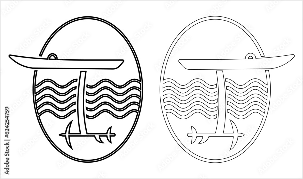 Hydrofoil Board Icon Y_2206001 Hydrofoil Board Icon Y_2206001