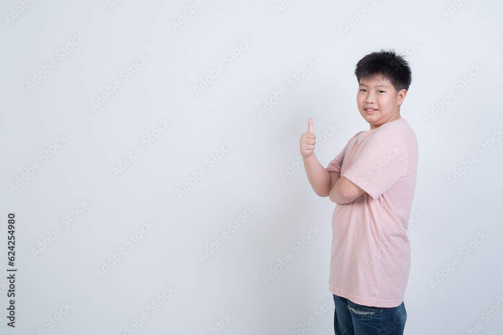 boy on white background boy on white background