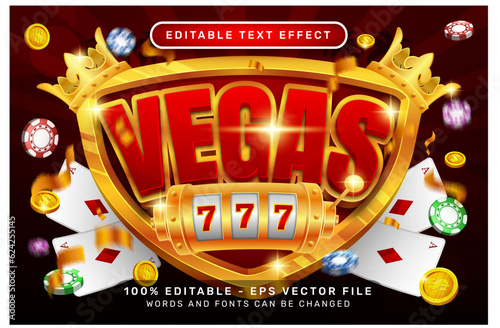 vegas 3d text effect and editable text effect