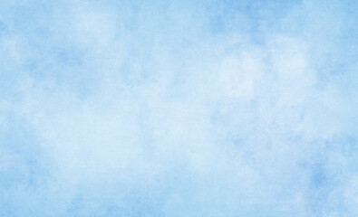 Abstract painted blue watercolor on paper texture background, Digital paint for template or any design