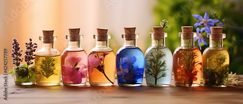 Aromatherapy essential oil bottle