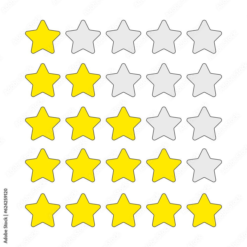 Rating movies and TV shows with flat stars from lowest to highest line icon. Favorites, click, rate, review, feedback. SSTKbold. Vector line icon for Business Rating movies and TV shows with flat stars from lowest to highest line icon. Favorites, click, rate, review, feedback. SSTKbold. Vector line icon for Business