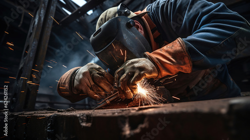Fotografija Repairing a Dilapidated Ship through Welding