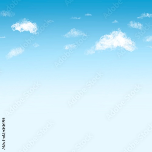 The cute simple sky background