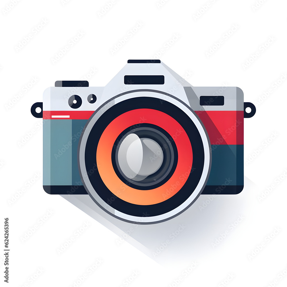 Icon of a camera with a play button with a transparent background ...