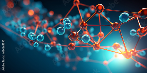 Biotech cell interconnected lines photo