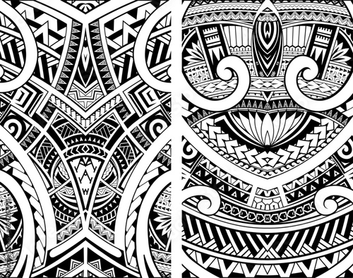 Maori style ornament set