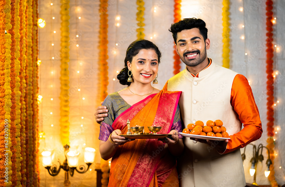 Couple ethnic deals wear