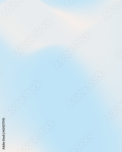 Blue and turquoise gradient mesh background in rainbow colors. Abstract blurred smooth image. Smooth blend banner template. Iridescent holographic wallpaper, texture. Creative neon frame.