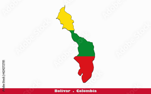 Bolívar Flag - Department of Columbia (EPS) photo
