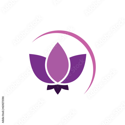 Ignite Lotus flower logo symbol