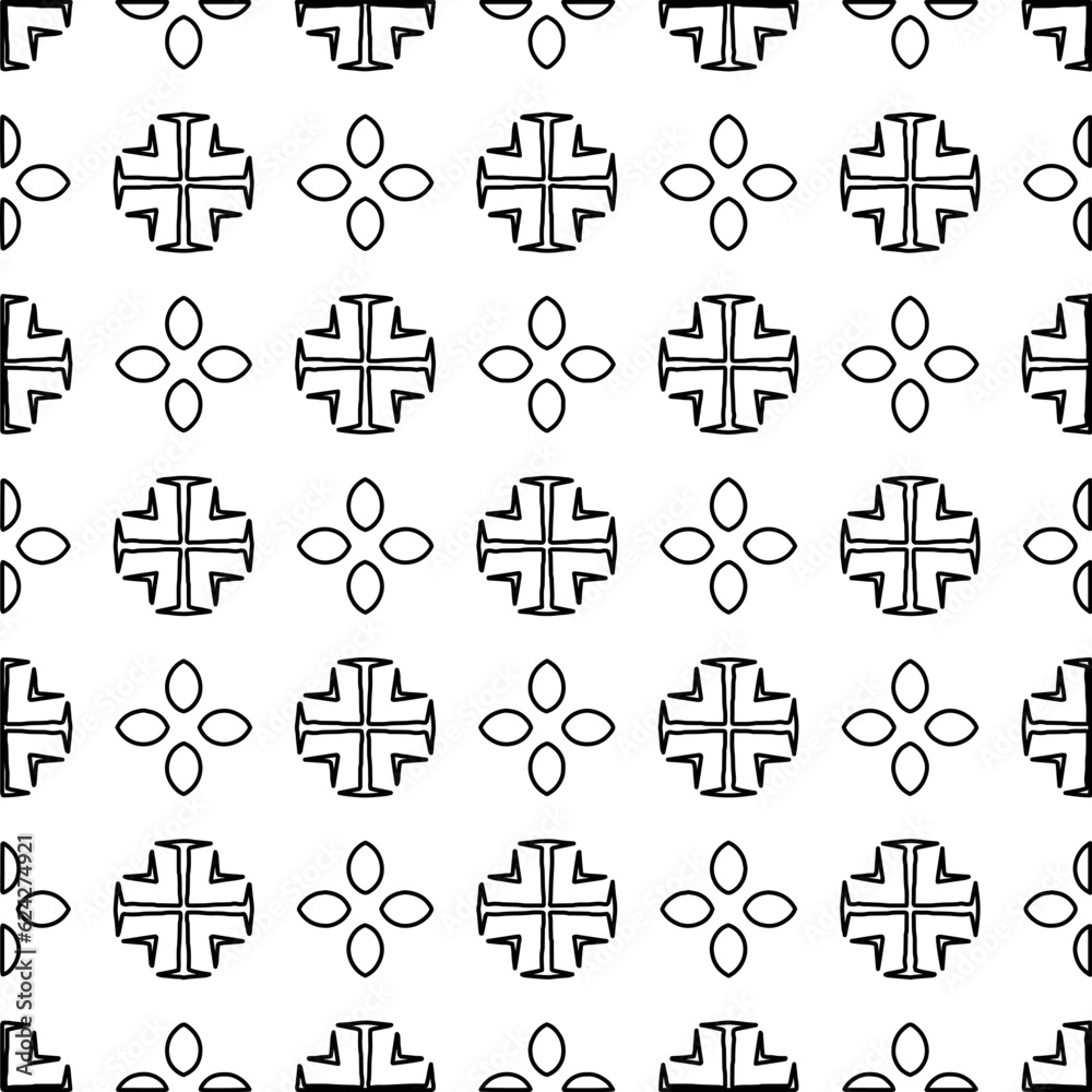 Abstract background with figures from lines. black and white pattern for web page, textures, card, poster, fabric, textile. Monochrome graphic repeating design. Abstract background with figures from lines. black and white pattern for web page, textures, card, poster, fabric, textile. Monochrome graphic repeating design.
