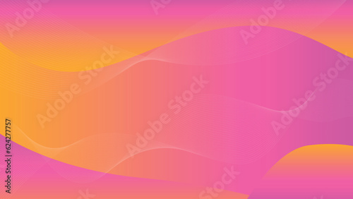 The background abstract in pink and orange color is a design vector wallpaper with line blend together in beautiful color. This can use for template, decoration, wallpaper, background, pattern.