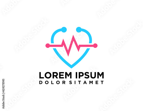 Free Download Health shield logo concept. Medical / Hospital design template - GFXLoad
