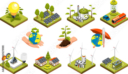 Green Energy Isometric Set