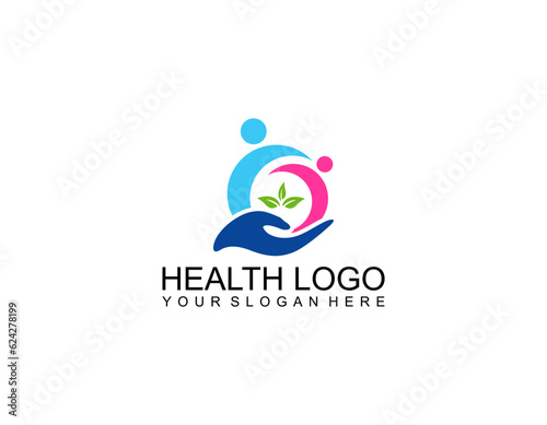 Health Care logo design template