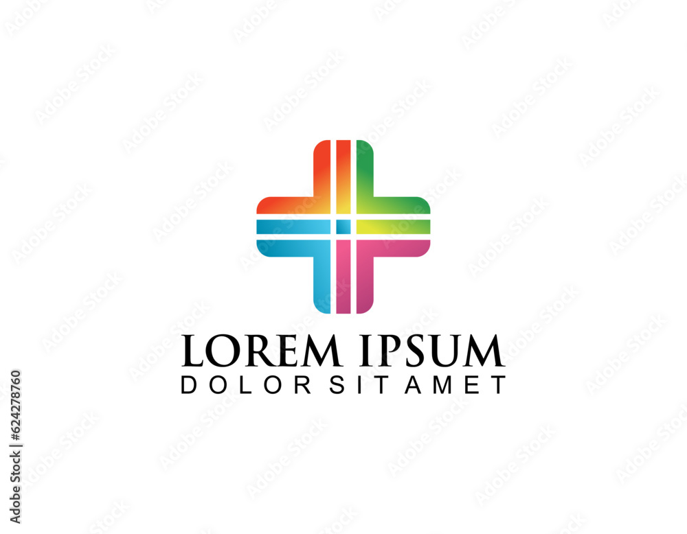 Obraz premium Medical Care Logo Design Vector