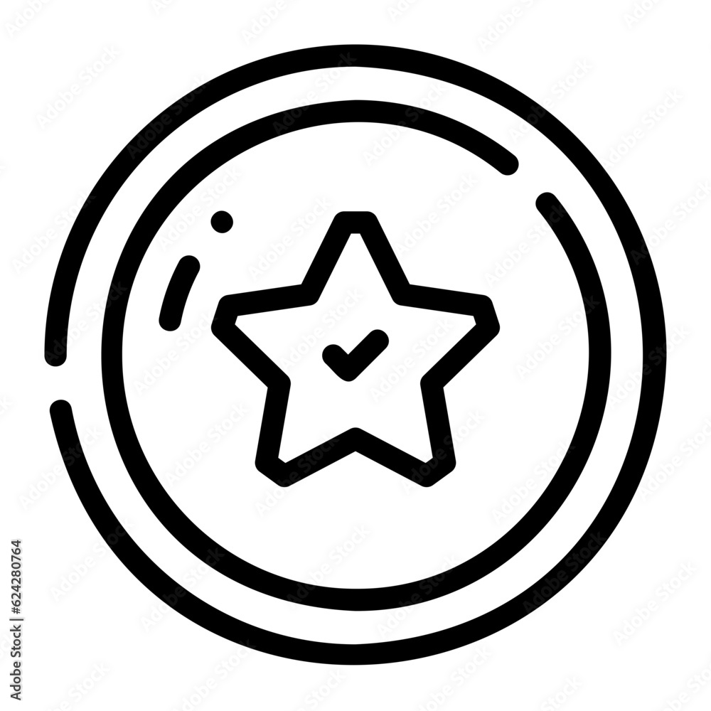 certified line icon certified line icon